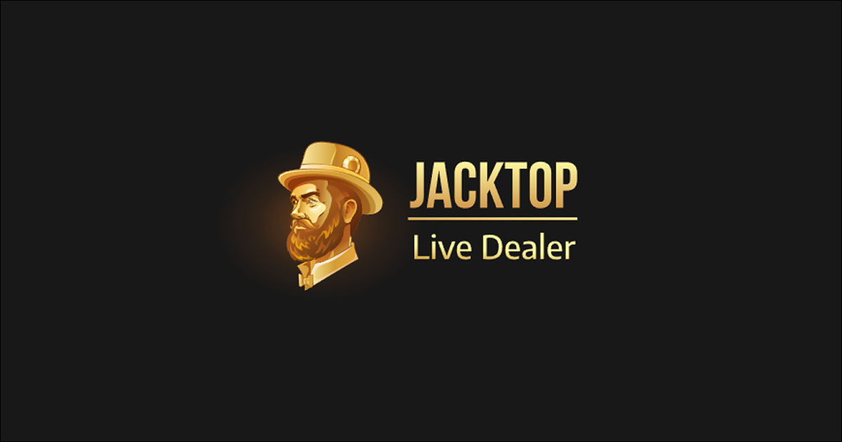 Jacktop Casino Interface met slots en navigatie